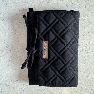 Black Quilted Vera Bradley Jewelry Organizer